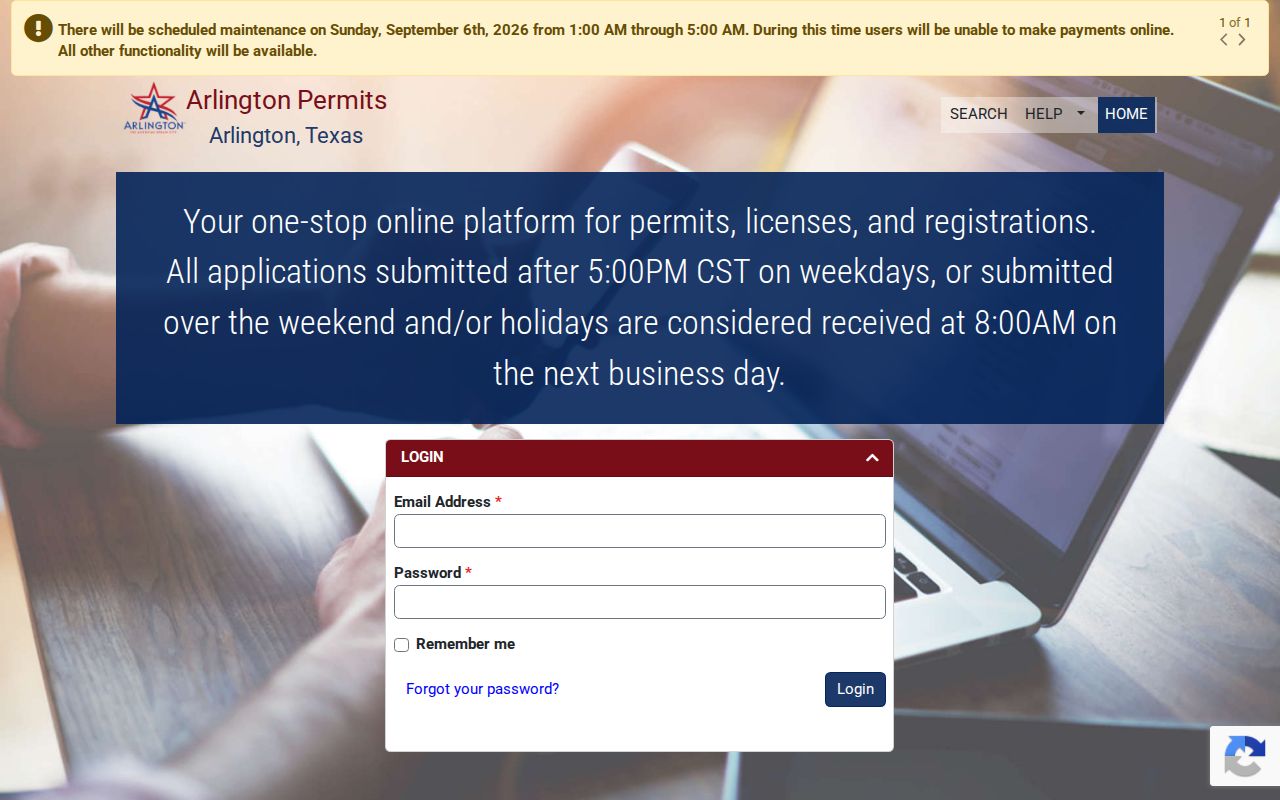 Arlington residents directory permit search tabs